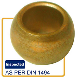 spherical shape bronze sleeve bearing