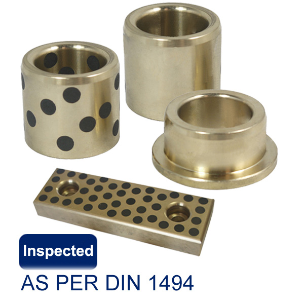 plugged graphite bearing,plugged graphite bushing, graphite plugged bronze bushing