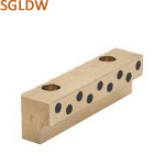 SGLDW guide slide pad,oilless bronze wear plate